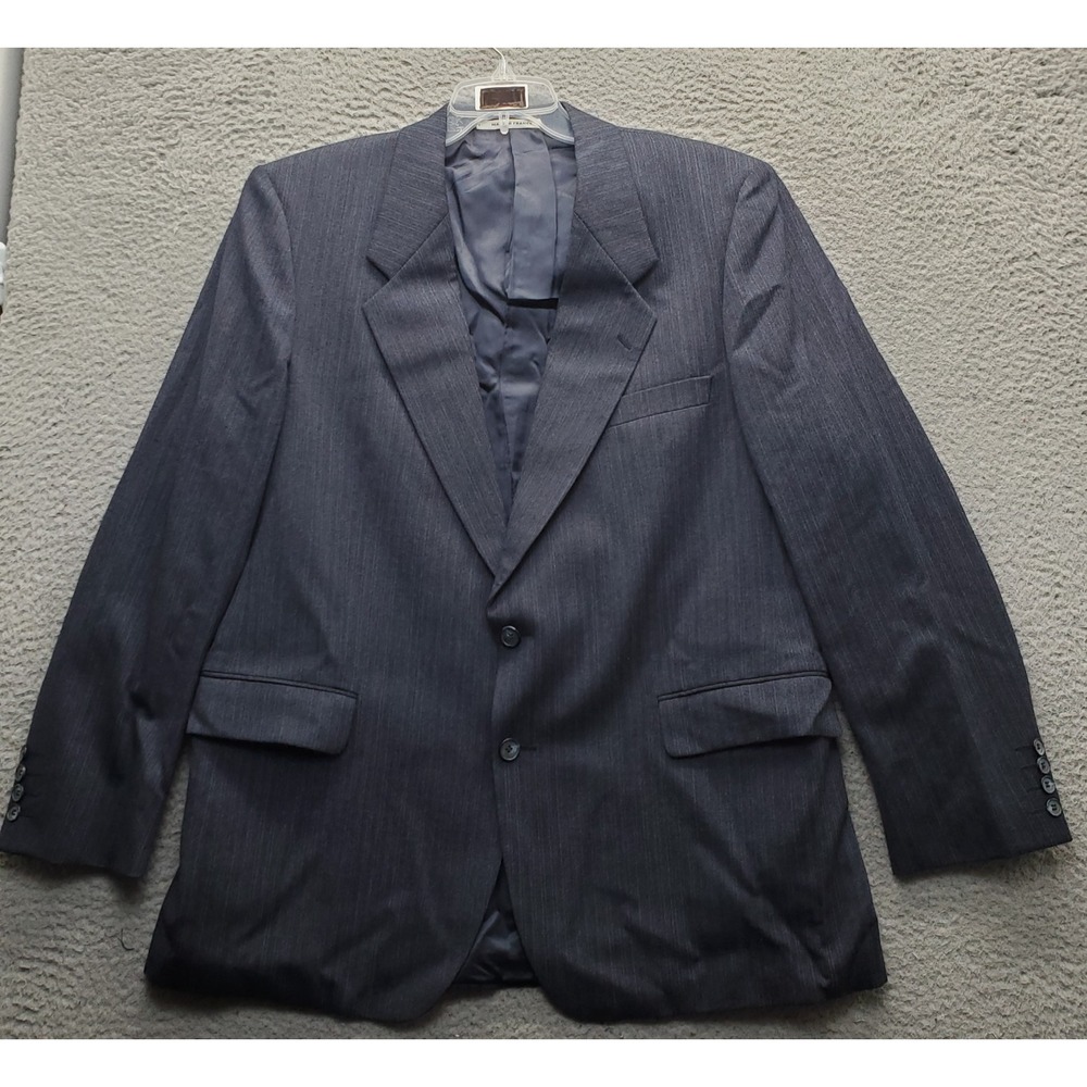 Yves Saint Laurent Blazer Jacket Mens 38S Multi Striped Professional Business